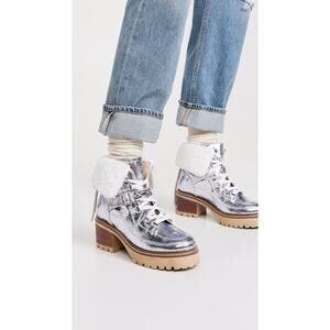 NWOB Free People Cozy Jasper Hiker Ankle Boot, Size 10